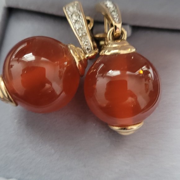 Pierre Lang Gold Plated Earrings - Picture 2 of 2